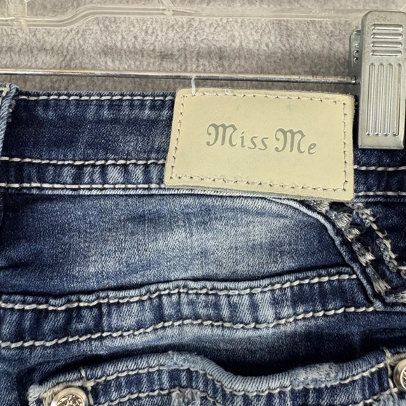 MISS ME Mid Rise Boot Women's 29 Faded Blue Boot Cut Jeans - Picture 16 of 16
